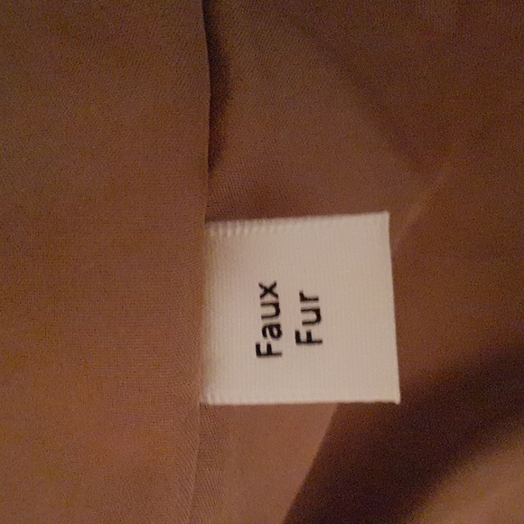 Zara Beige Camel Faux Fur Teddy Jacket Coat - Picture 2 of 8